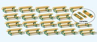 Preiser 24707 20 Biertischgarnituren 1:87 Spur H0 Bausatz Neu Ovp