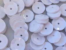 Sequins 10Mm 1000/Pkg White