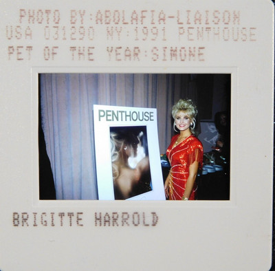 OA1-25 90s Penthouse Pet of the Year Simone Orig Oscar Abolafia 35mm