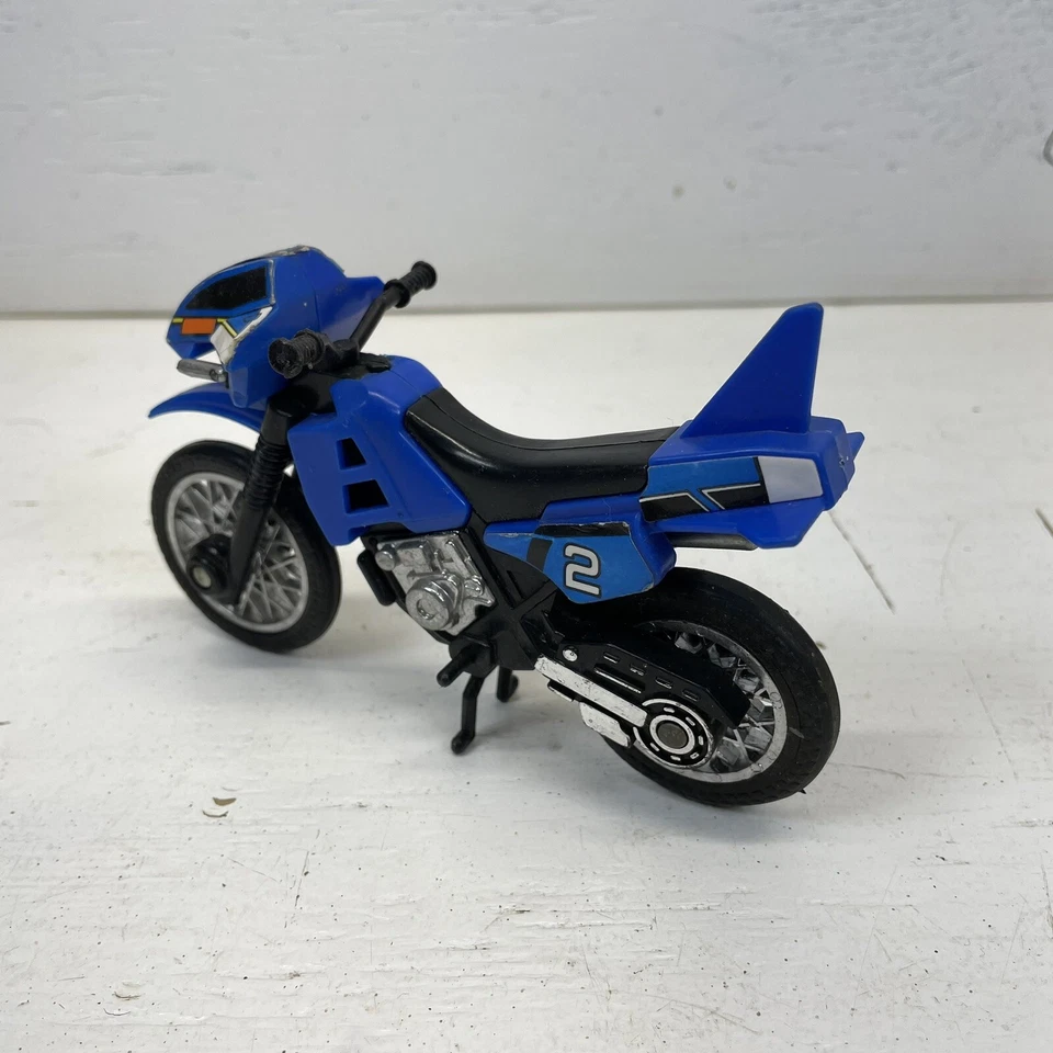 Bicicleta Power Rangers Chikyu Sentai Fiveman Hawk Arrow 2 Azul Bandai Foto 2 de 4