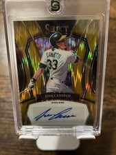 Jose Canseco 2024 Select Gold Prizm 1/10 Auto #LEG-JC
