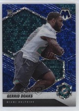 2021 Panini Mosaic Rookies No Huddle Blue Prizm 47/75 Gerrid Doaks #373 7eo