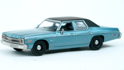 Brekina 1974 Dodge Monaco - Metallic Green/Black #18151 1/87 HO Scale