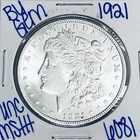 1921 BU UNCIRCULATED MORGAN SILVER DOLLAR AUTHENTIC U.S. MINT FREE SHIPPING 6081