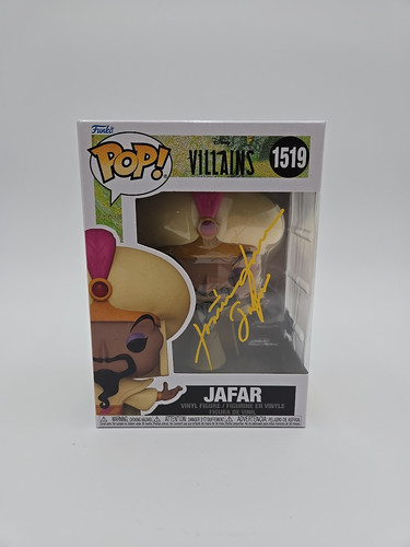 Funko Pop! Jafar #1519 Jonathan Freeman Firmado Disney Aladdin OCCM CERTIFICADO DE AUTENTICIDAD - Imagen 1 de 8