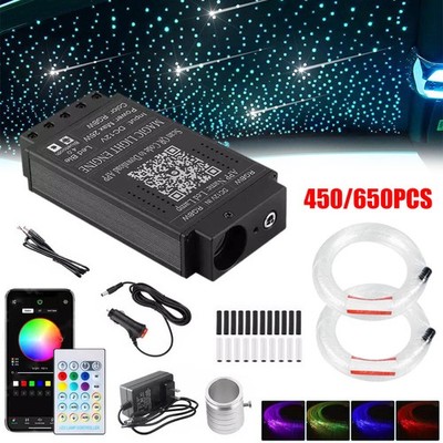 650*Auto Headliner Starlight Shooting Star Light Kit Auto Ambient Interior Decor