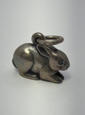 Retired James Avery Sterling Silver 3D Cottontail Bunny Rabbit Charm 3.37g