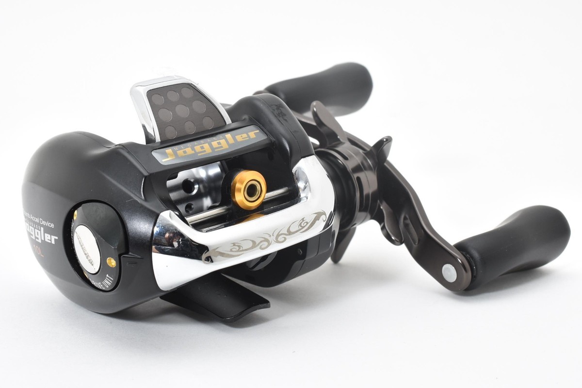 Megabass Jaggler 10L Left Hand Baitcasting Reel Near Mint JAPAN