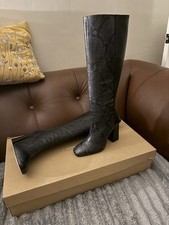 Karen Millen Knee High Boots Paid £300 Worn Once Size 3