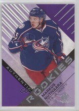 2016-17 SP Game Used Authentic Rookies Purple Markus Nutivaara #133 12a0
