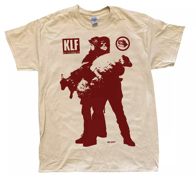 the KLF 'Why Sheep Sand Color T Shirt Full Size S-5XL