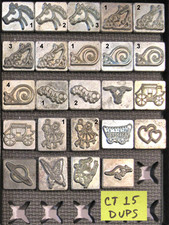 Craftool 2D Leather Stamps Used in Good Conditon Animals Western Kangaroo Koala