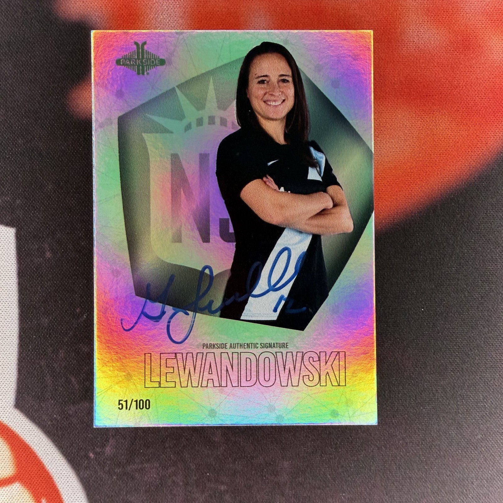 2022 Parkside Gina Lewandowski ON-CARD AUTO /100 🔥 NWSL Gotham FC #SS-GL
