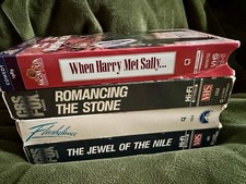 80s VHS When Harry Met Sally, Romancing The S...