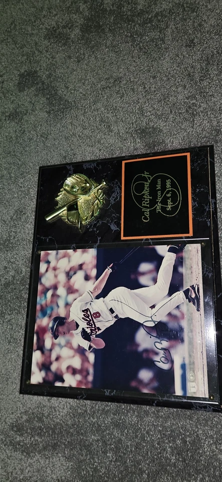 Cal Ripken Jr Autographed Picture Plaque - Image 2 of 4