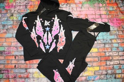 KDNK Full Set Sweatsuit Sz Large Brand New With Tags 