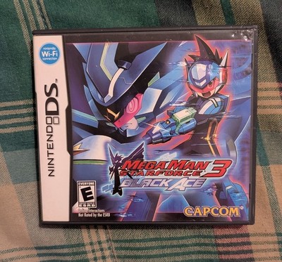 Mega Man Star Force 3: Black Ace (Nintendo DS) CIB, Authentic, Tested/Works