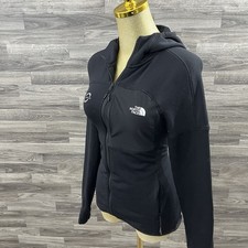 The North Face Womens Full Zip Long Sleeve Thermal Lined Fleece Hoodie Jacket Xs