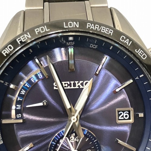 Seiko Brightz Day Date SAGA235 8B63-0AB0 Radio Solar Watch Wristwatch Free Shipp - Picture 4 of 9