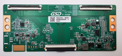 Philips TV T-CON BOARD - T65UHD-BDD1 - HV650QUB-F72 aus 65PUS7000 TCON