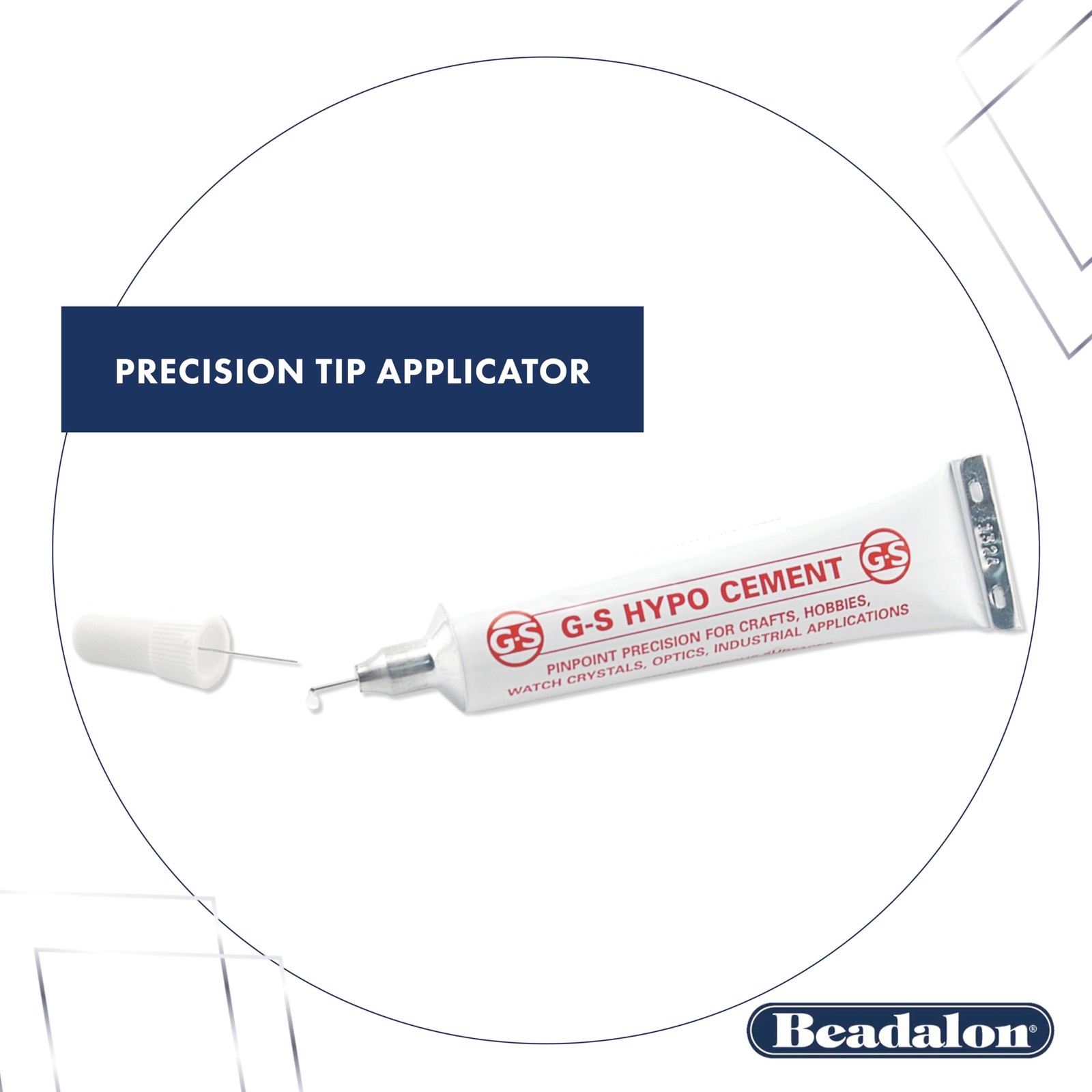 Clear Precision Adhesive Glue for Jewelry Beads Rhinestones Craft Projects