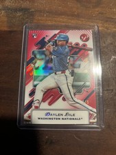 Daylen Lile 2025 Topps Pristine 1/5 Red RC - Washington Nationals