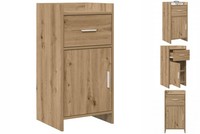 Sideboard Wohnzimmer Anrichte Schrank Lowboard Artisan-Eiche 40X36X80 Cm Holzwer