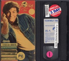 Teen Wolf Too 1987 VHS Jason Bateman, Comedy, Rare Vintage Paramont Release