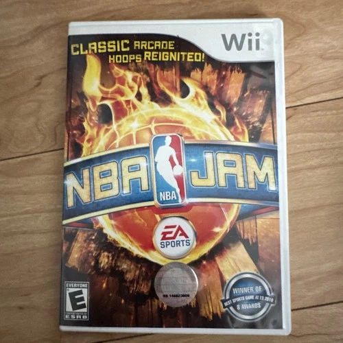 NBA Jam (Nintendo Wii, 2010) CIB Complete with Manual Basketball Video Game