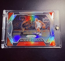 Kawhi Leonard 2019 Prizm Silver Widescreen! Gem And Clean! Ready To Grade!