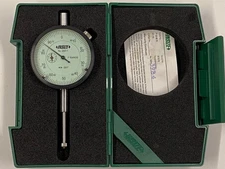 Insize 2307-1 Dial Indicator 0-1" Range 0.001" Resolution. Like New.