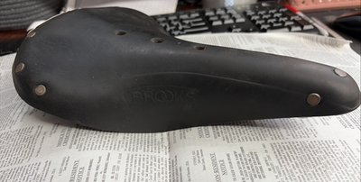 Vintage Brooks B17 Leather Saddle - Champion Standard - Made in
