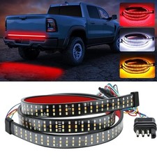 60 Inch Truck Tailgate Light Bar, Triple Row LED 60 Inch Red White Amber