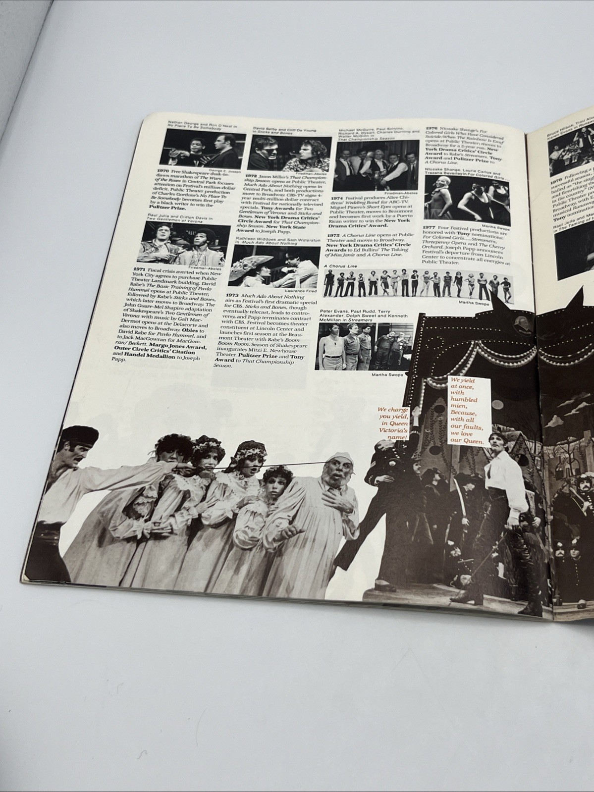 The Pirates of Penzance OBC  Souvenir Program 1981 Kevin Kline Linda Ronstadt