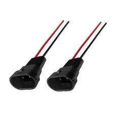 2 PCS Wiring Harness Headlight Socket, H11 H9 H8 Male Male, H11 H9 H8, 2PCS