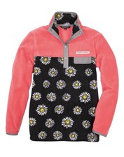 SIMPLY SOUTHERN CLASSIC DAISY FLEECE LONG SLEEVE CREW SWEATSHIRT L