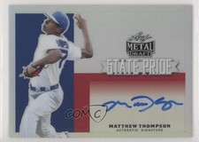 2019 Leaf Metal Draft State Pride 2/50 Matt Thompson Matthew #SP-MT1 Auto aw2