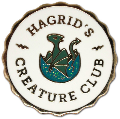 Hagrid's Creature Club Harry Potter Cute Glitter Dragon Hard Enamel Pin Lapel