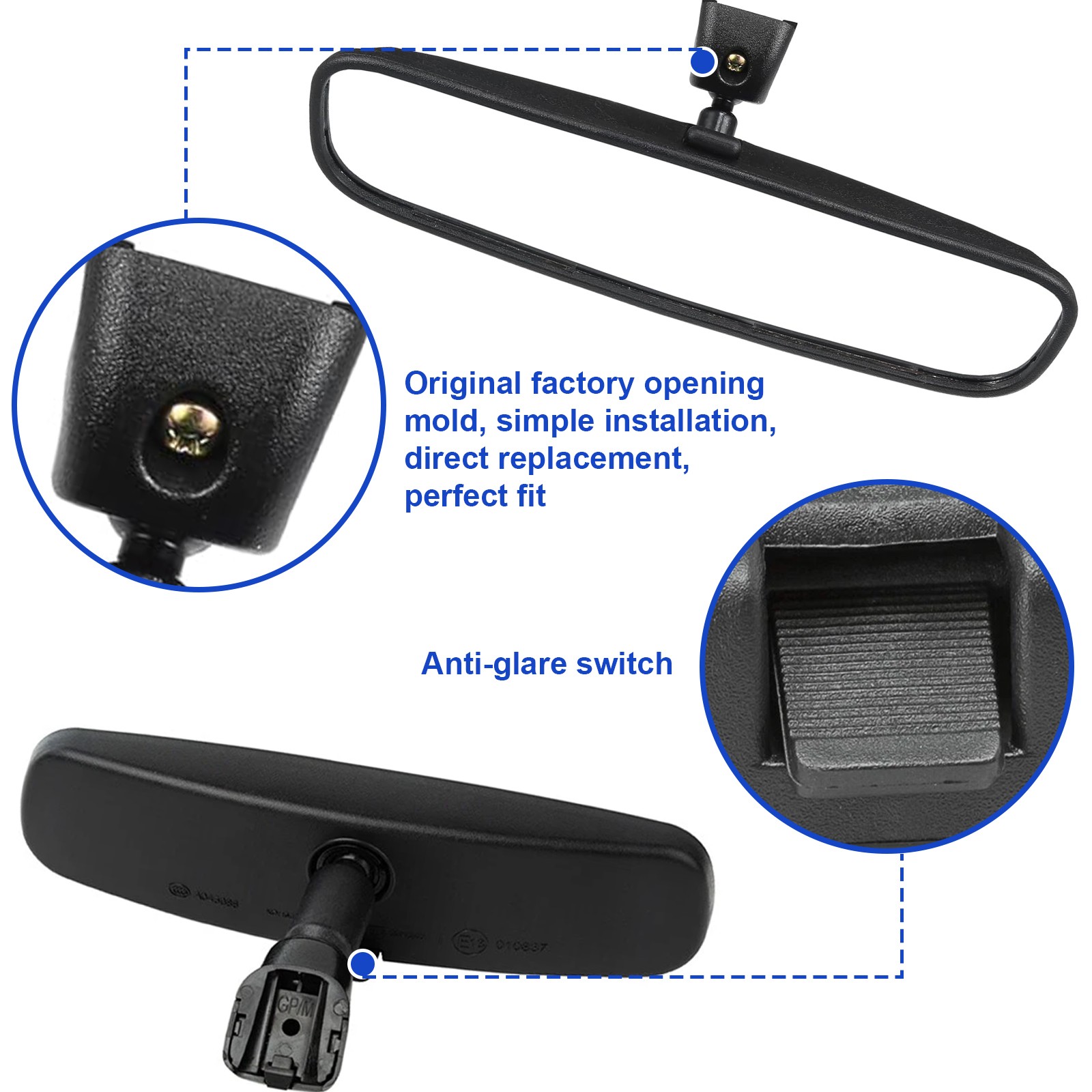 Interior Rear View Mirror For Hyundai Sonata Accent Tucson Elantra Veloster