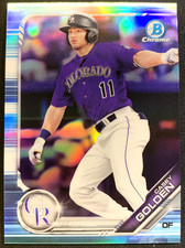 2019 Bowman Draft Chrome Refractor #BDC-83 CASEY GOLDEN RC ROOKIE
