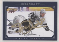 2018 Upper Deck Chronology Canvas Timeless Memories Blue Steve Duchesne Auto n1u