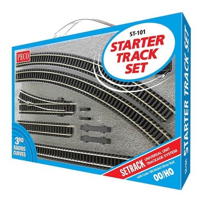Peco ST-101 Setrack OO/HO Startgleisset mit 3. Radius Kurven Code 100