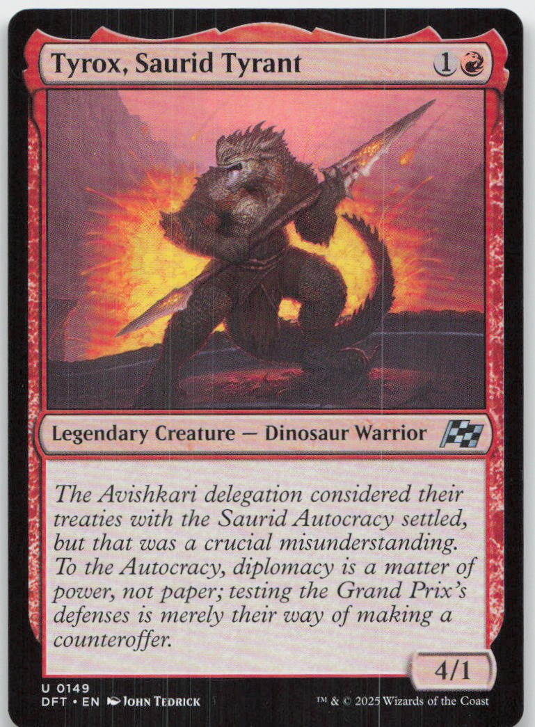 MTG : Tyrox, Saurid Tyrant Aetherdrift 149 : UC