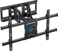 Full Motion TV Wall Mount for Most 37-75 Inch TVs up to 132lbs TV Bracket Swivel