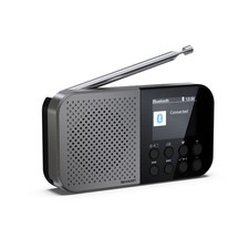 Sharp Dr-P520 DAB BT Radio with Integr. AAC DR-P520OSAKA Black Battery