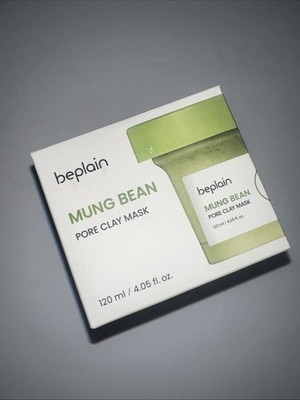 Beplain Mung Bean Pore Clay Mask 120ml / 4.05 fl. oz. - Brand New In Box