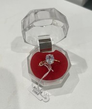 Brand New Silver Gold Pleated 2.5 Cubic Zirco...