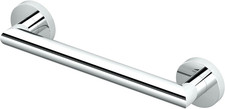 12-Inch Chrome Grab Bar - ADA Compliant Stainless Steel Bathroom Safety Aid