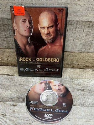 WWE Backlash 2003 Wrestling PPV DVD Brock Lesnar vs. Cena/The Rock vs. Goldberg
