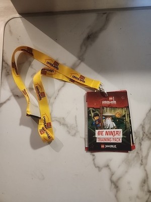 Lego Legoland Discovery Center Yellow Lanyard Be Ninja Activity Book